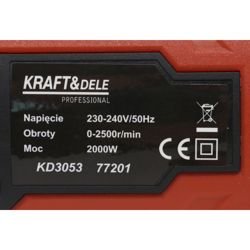 Kardinis pjūklas 2000W 2500 aps./min. KRAFT&DELE KD3053 Kardinis pjūklas 2000W 2500 aps./min. KRAFT&DELE KD3053