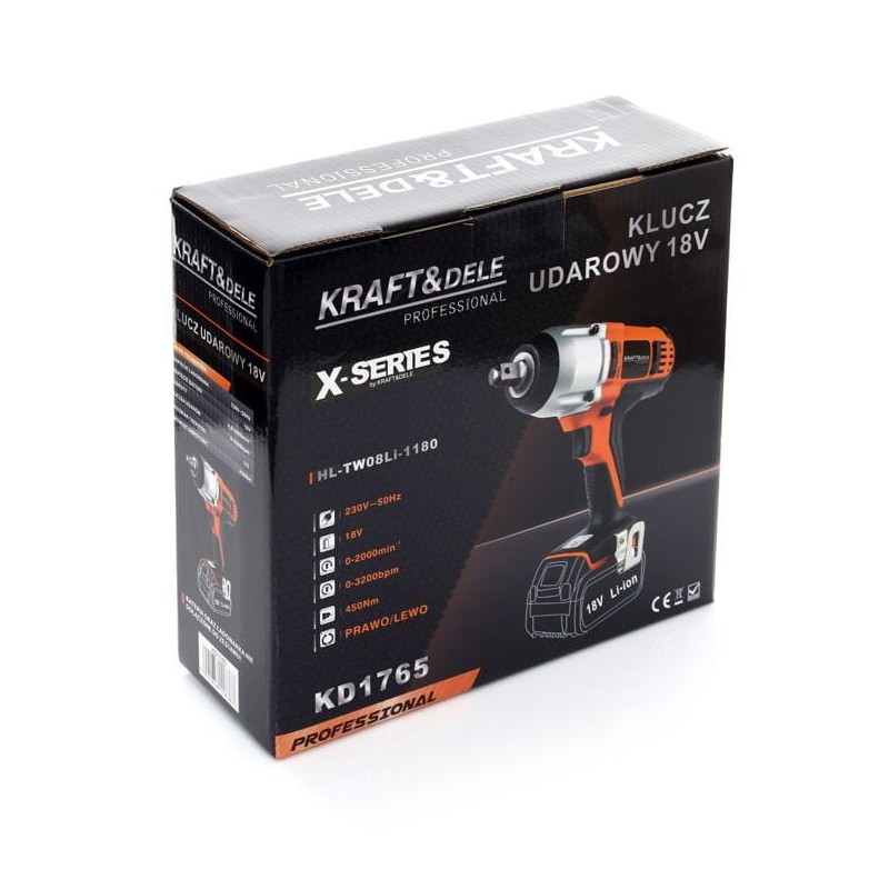 KRAFT&DELE 20V X-SERIES Schlagschrauber KD1765 KRAFT&DELE 20V X-SERIES Schlagschrauber KD1765