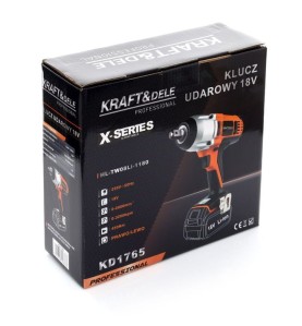 Klucz udarowy 20V X-SERIES KD1765 w oryginalnym opakowaniu kartonowym