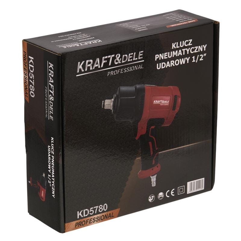 Pneumatinis veržliasukis 1/2" 1900Nm KRAFT&DELE KD5780