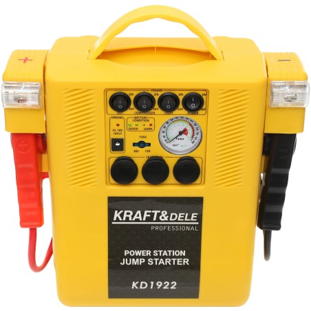Jump starter 4W1 - urządzenie wielofunkcyjne - rozruch, kompresor, latarka KD1922 - zdjęcie główne