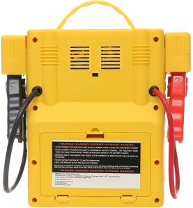 Jump starter KD1922 widok z tyłu z tabliczką znamionową