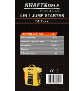 Karta techniczna urządzenia wielofunkcyjnego KD1922 z kodem kreskowym