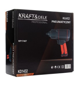Klucz pneumatyczny Kraft&Dele KD1432 - oryginalne opakowanie kartonowe produktu