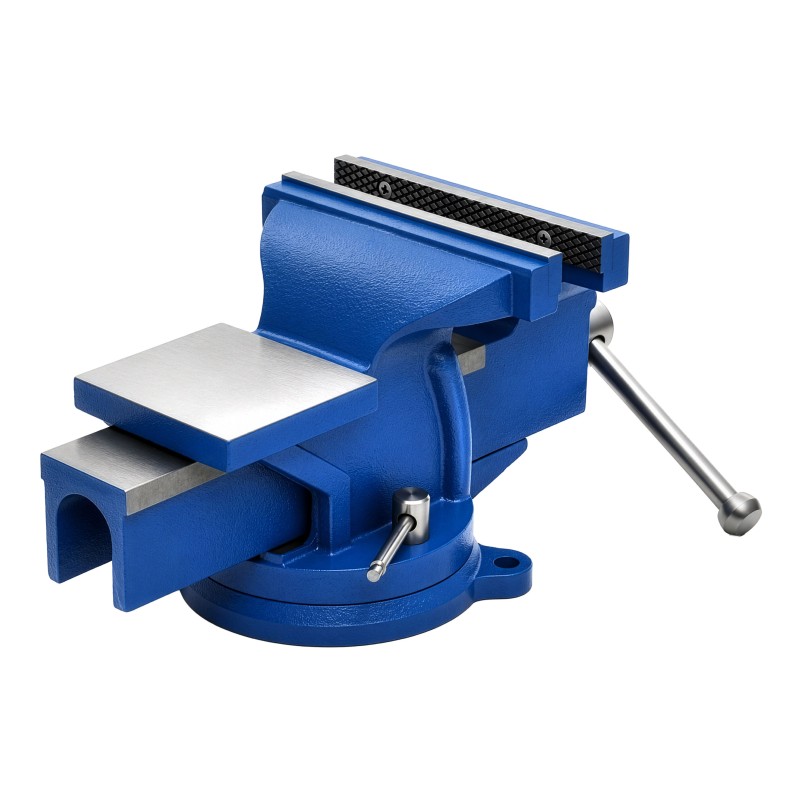 Besukami spaustuvai 150 mm su priekalu KRAFT&DELE KD1103 Besukami spaustuvai 150 mm su priekalu KRAFT&DELE KD1103