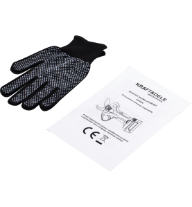 Schutzhandschuhe und Bedienungsanleitung für Gartenschere KD5090