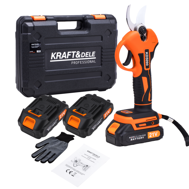 Akku-Astschere 2x21V 2Ah KRAFT&DELE KD5090 Akku-Astschere 2x21V 2Ah KRAFT&DELE KD5090