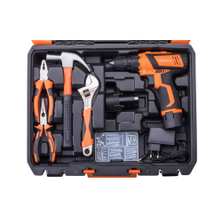 18V 1,5Ah Akku-Bohrschrauber-Set KD3357 - Hauptfoto im Koffer