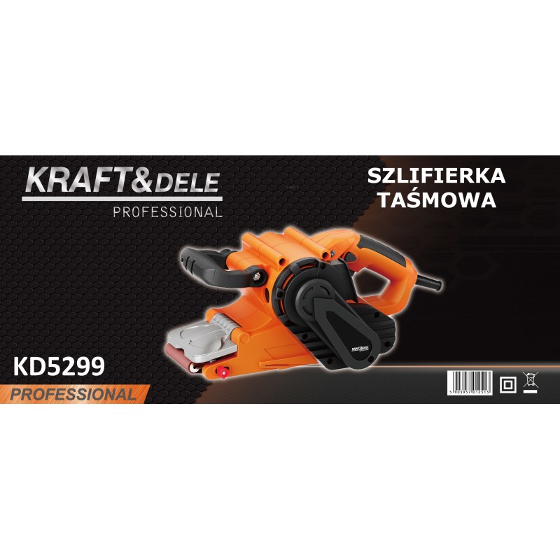 Szalagcsiszoló 2000W KRAFT&DELE KD5299 Szalagcsiszoló 2000W KRAFT&DELE KD5299