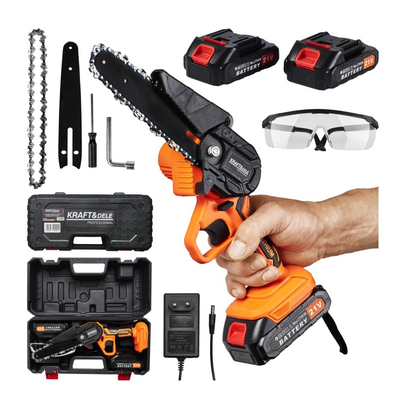 Akku-Kettensäge 6" 21V KRAFT&DELE KD10626