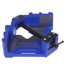 Winkelschweißschraubstock 125 mm KD1177 - schräge Ansicht auf die Klemmschraube