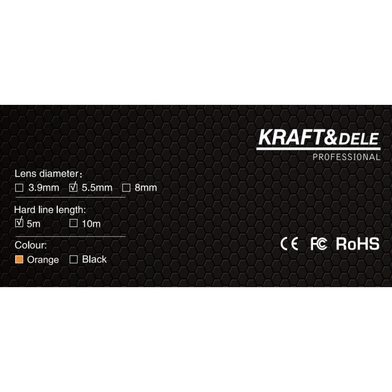 Inspekcinė kamera su ekranu KRAFT&DELE KD10413 Inspekcinė kamera su ekranu KRAFT&DELE KD10413