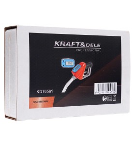 Oryginalne opakowanie pistoletu do paliwa z licznikiem Kraft&Dele KD10581