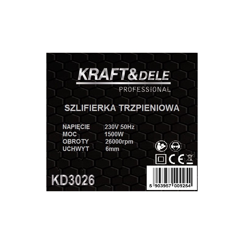 Geradschleifer 1500W KRAFT&DELE KD3026 Geradschleifer 1500W KRAFT&DELE KD3026