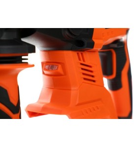 PROSERIES 18V Schlagbohrmaschine KD1769 Nahaufnahme der LED und Akkuaufnahme