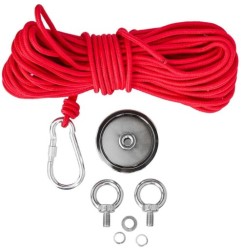 Magnes neodymowy KRAFT&DELE KD10419 - zestaw do poszukiwań z liną 20m - zdjęcie główne
