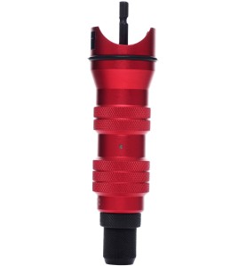 Widok z boku na adapter do nitonakrętek KD10554 z uchwytem do wkrętarki