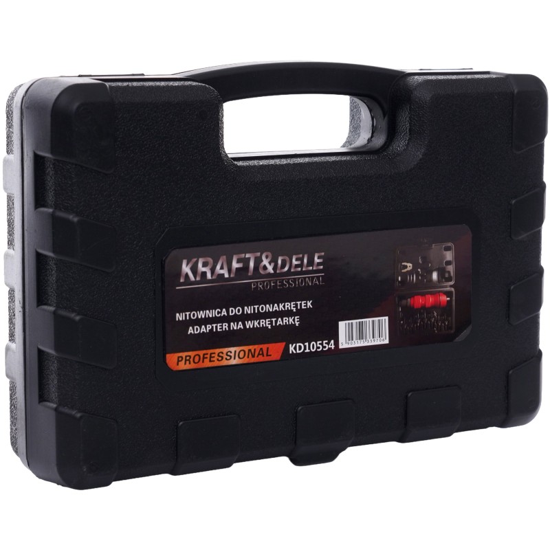 Blindnietmutter-Vorsatzgerät - Adapter für Akkuschrauber KRAFT&DELE KD10554
