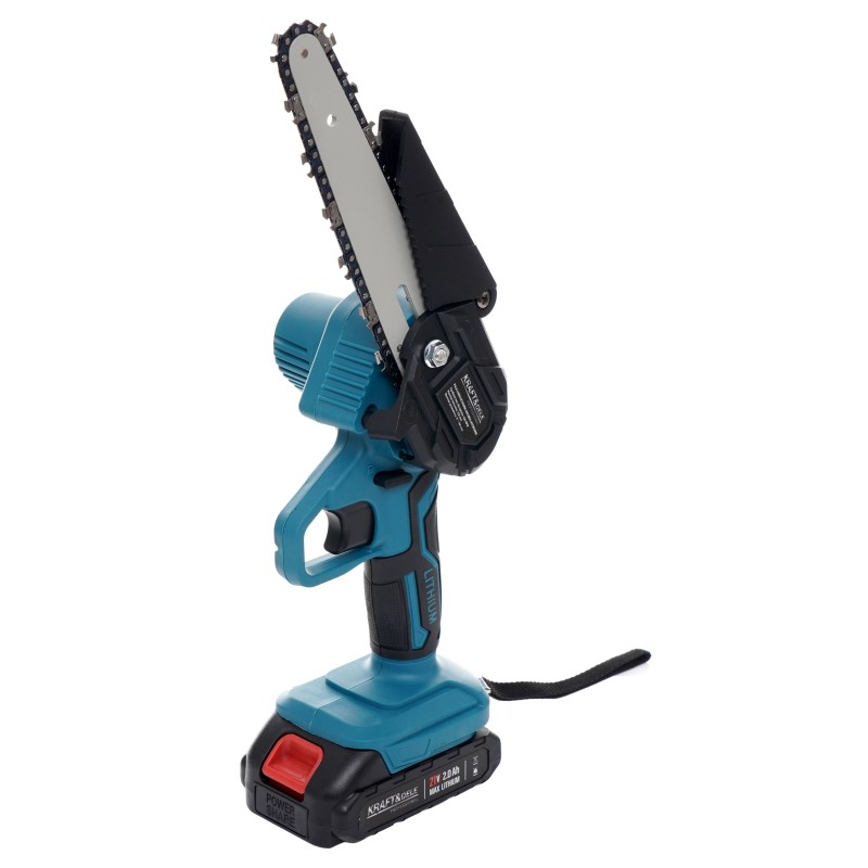 Akku-Mini-Kettensäge 6 Zoll 2x21V 2.0Ah KRAFT&DELE KD10646 Akku-Mini-Kettensäge 6 Zoll 2x21V 2.0Ah KRAFT&DELE KD10646