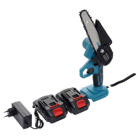 Mini-Akku-Kettensäge 6" 2x21V 2.0Ah KRAFT&DELE KD10646