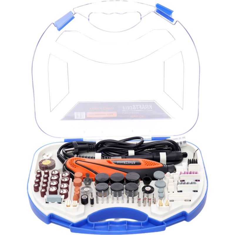 Mini šlifuoklis 270W + 210 vnt. priedų rinkinys KD10753