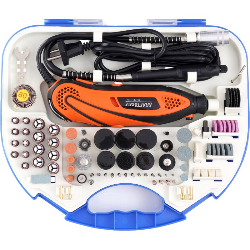 Mini šlifuoklis 270W + 210 vnt. priedų rinkinys KD10753