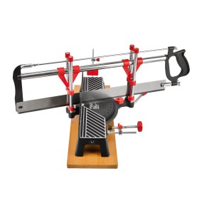Przecinarka ukośna 550mm KD598 - widok na stół roboczy z podziałką kątową