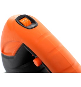 Wyrzynarka 1400W KD1674 - zbliżenie na górny włącznik i uchwyt