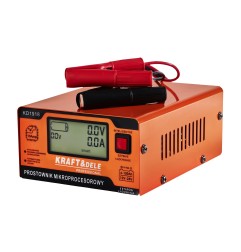 Mikroprocesszoros akkumulátortöltő 10A 12/24V 6-150Ah KRAFT&DELE KD1918