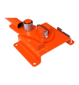 Stabbiegemaschine KD10852 - Nahaufnahme des Biegekopfes mit Rolle