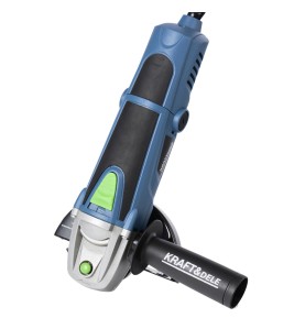 Szlifierka kątowa 1500W KD1555 - ujęcie ukośne z widocznym przewodem zasilającym