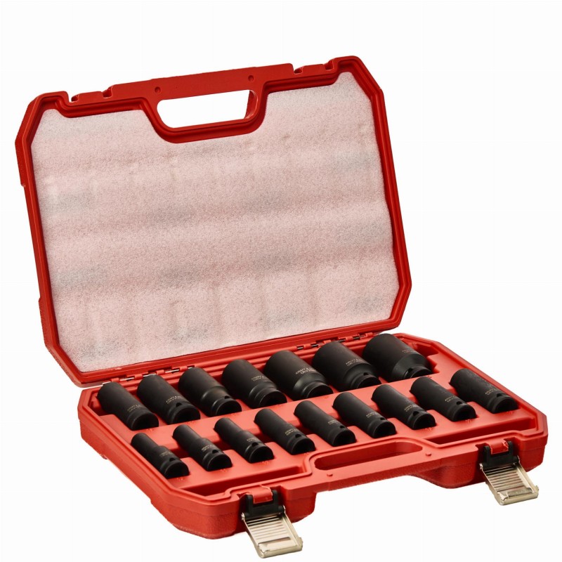 Smūginės galvutės 1/2" 10-32 mm 16vnt. KRAFT&DELE KD11749 Smūginės galvutės 1/2" 10-32 mm 16vnt. KRAFT&DELE KD11749