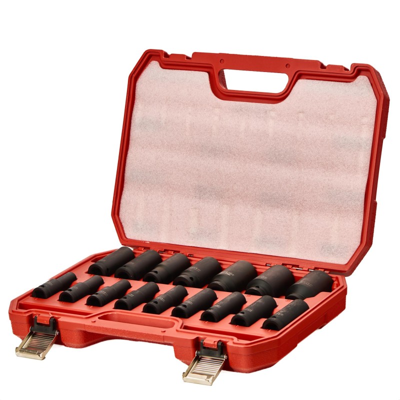 Nasadki udarowe 1/2" 10-32 mm 16szt. KRAFT&DELE KD11749