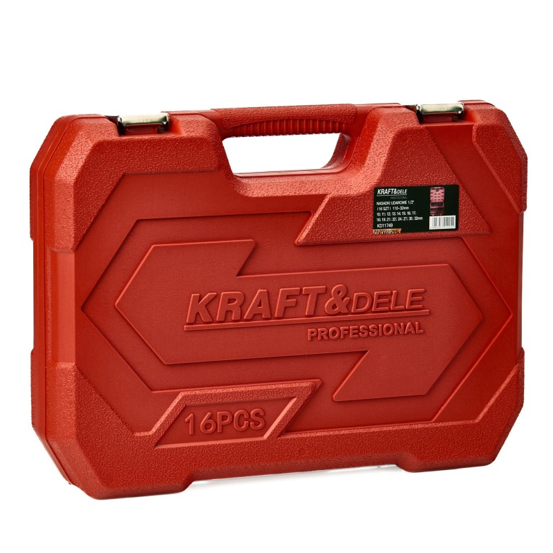 Nasadki udarowe 1/2" 10-32 mm 16szt. KRAFT&DELE KD11749