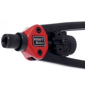 Mechanizm mocowania końcówek w nitownicy ręcznej KD10556