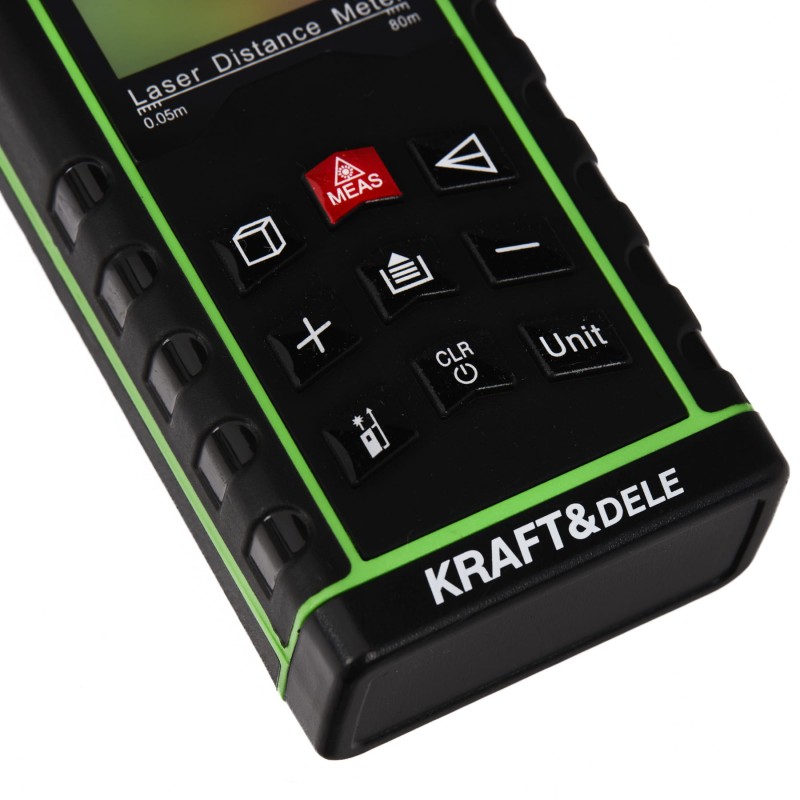 Lézeres digitális távolságmérő 80m KRAFT&DELE KD10407