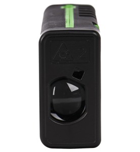 Laserowy miernik cyfrowy dalmierz 80m KD10407 - widok na soczewkę lasera