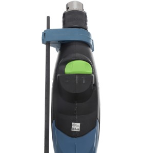 Draufsicht auf die Bohrmaschine KD1685-Z mit montiertem Tiefenanschlag
