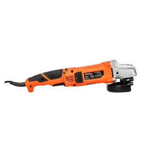 Szlifierka kątowa KD1723 - widok na tabliczkę znamionową i obudowę silnika