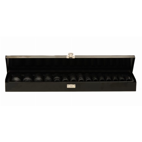 1/2 Zoll lange Schlagschrauber-Stecknüsse 15-tlg. 10-32 mm KD11769 - Hauptbild des Sets im Koffer