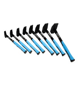 Seitenansicht des Hammer-Sets mit Fiberglasstielen KD232