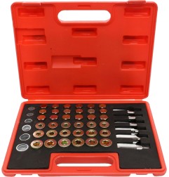 Gewindereparatur-Set für Ölablassschrauben KD10512 - Hauptansicht des geöffneten Koffers