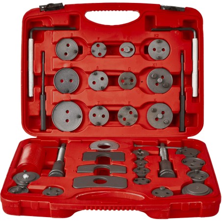 Bremskolben-Rückstellwerkzeug 35-tlg. KD12524 - Hauptbild des geöffneten Werkzeugkoffers