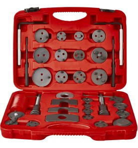 Bremskolben-Rückstellwerkzeug 35-tlg. KD12524 - Hauptbild des geöffneten Werkzeugkoffers