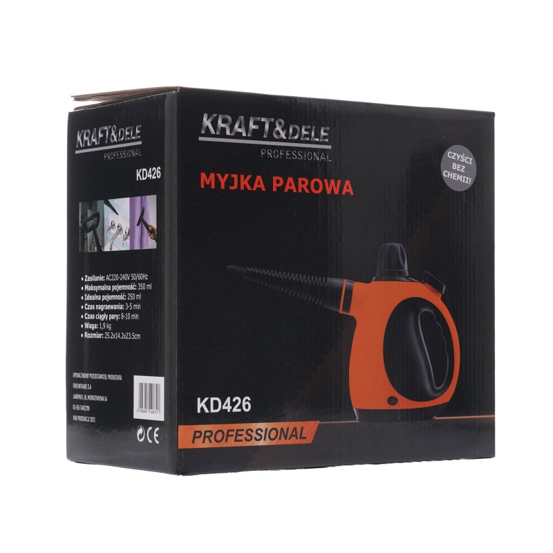 Gőztisztító 1100W 350ml KRAFT&DELE KD426