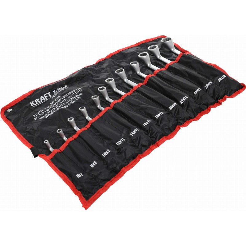 Kétoldalas csillagkulcs készlet 12 db KRAFT&DELE KD10939