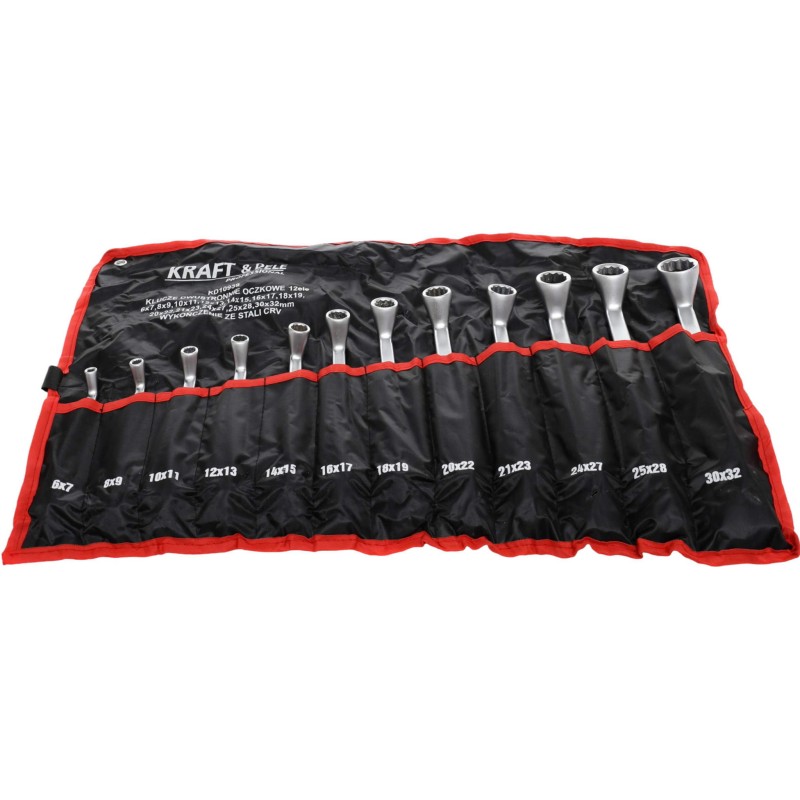 Kétoldalas csillagkulcs készlet 12 db KRAFT&DELE KD10939