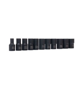 Zestaw nasadek do obrobionych śrub 1/2" KD11792 ustawionych w szeregu pod kątem