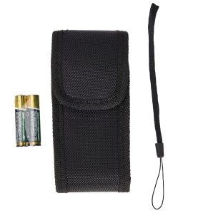 Zubehör für den Laser-Entfernungsmesser KD10406: Tasche, Batterien und Trageband