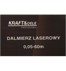 Seitliche Verpackungsseite mit Produktname und Messbereich